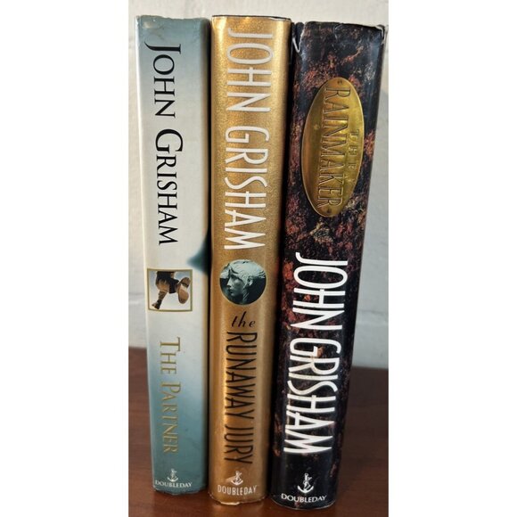 John Grisham Lot of 3 (Partner, Runaway Jury, Rainmaker) Hardcover 1st Ed. Books - Picture 3 of 9